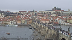 Pražský hrad, Karlův most, Vltava