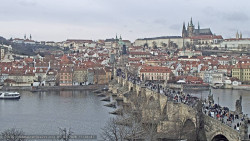 Pražský hrad, Karlův most, Vltava
