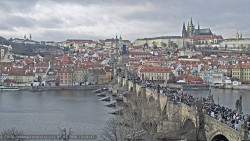Pražský hrad, Karlův most, Vltava