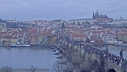 Pražský hrad, Karlův most, Vltava