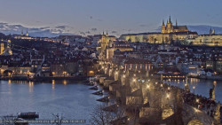 Pražský hrad, Karlův most, Vltava