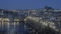 Pražský hrad, Karlův most, Vltava