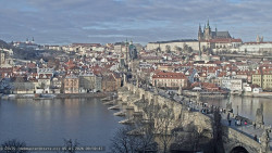 Pražský hrad, Karlův most, Vltava