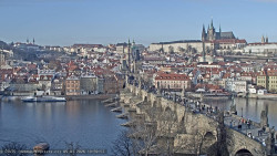 Pražský hrad, Karlův most, Vltava