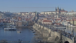Pražský hrad, Karlův most, Vltava