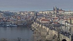 Pražský hrad, Karlův most, Vltava
