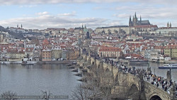 Pražský hrad, Karlův most, Vltava