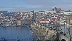 Pražský hrad, Karlův most, Vltava