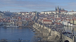Pražský hrad, Karlův most, Vltava