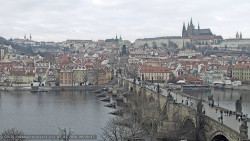 Pražský hrad, Karlův most, Vltava