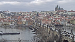 Pražský hrad, Karlův most, Vltava