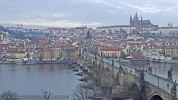 Pražský hrad, Karlův most, Vltava