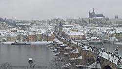Pražský hrad, Karlův most, Vltava