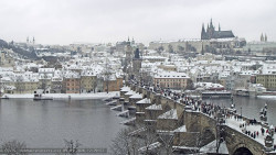 Pražský hrad, Karlův most, Vltava