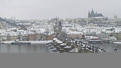 Pražský hrad, Karlův most, Vltava