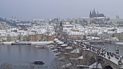 Pražský hrad, Karlův most, Vltava