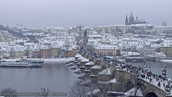 Pražský hrad, Karlův most, Vltava
