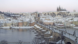 Pražský hrad, Karlův most, Vltava