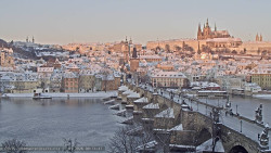 Pražský hrad, Karlův most, Vltava