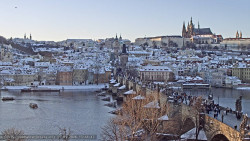 Pražský hrad, Karlův most, Vltava