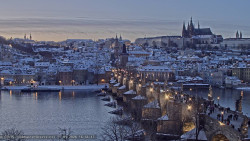 Pražský hrad, Karlův most, Vltava