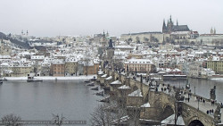 Pražský hrad, Karlův most, Vltava