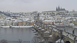 Pražský hrad, Karlův most, Vltava