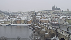 Pražský hrad, Karlův most, Vltava