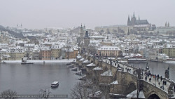 Pražský hrad, Karlův most, Vltava