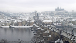 Pražský hrad, Karlův most, Vltava