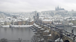 Pražský hrad, Karlův most, Vltava