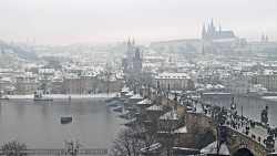 Pražský hrad, Karlův most, Vltava