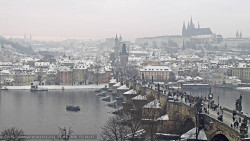 Pražský hrad, Karlův most, Vltava