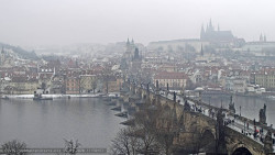 Pražský hrad, Karlův most, Vltava