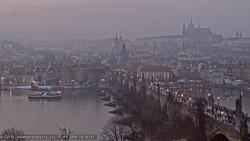 Pražský hrad, Karlův most, Vltava