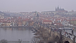 Pražský hrad, Karlův most, Vltava
