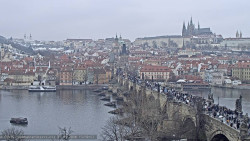 Pražský hrad, Karlův most, Vltava