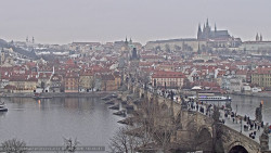 Pražský hrad, Karlův most, Vltava