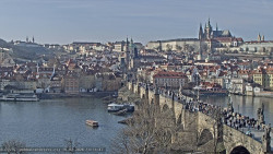 Pražský hrad, Karlův most, Vltava