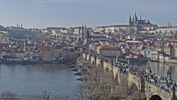 Pražský hrad, Karlův most, Vltava