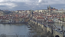 Pražský hrad, Karlův most, Vltava