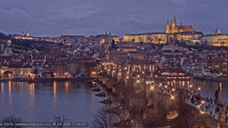 Pražský hrad, Karlův most, Vltava