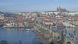 Pražský hrad, Karlův most, Vltava