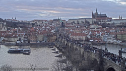 Pražský hrad, Karlův most, Vltava