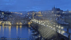 Pražský hrad, Karlův most, Vltava