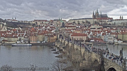 Pražský hrad, Karlův most, Vltava