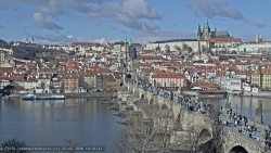 Pražský hrad, Karlův most, Vltava