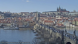 Pražský hrad, Karlův most, Vltava