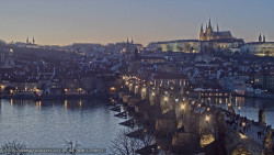 Pražský hrad, Karlův most, Vltava