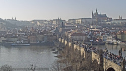 Pražský hrad, Karlův most, Vltava